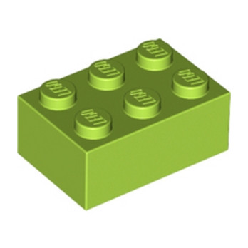 LEGO 4220631 BRIQUE 2X3 - BRIGHT YELLOWISH GREEN