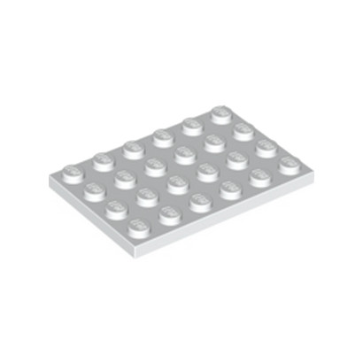 LEGO 303201 PLATE 4X6 - BLANC