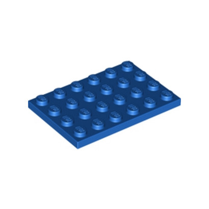 LEGO 303223 PLATE 4X6 - BLEU