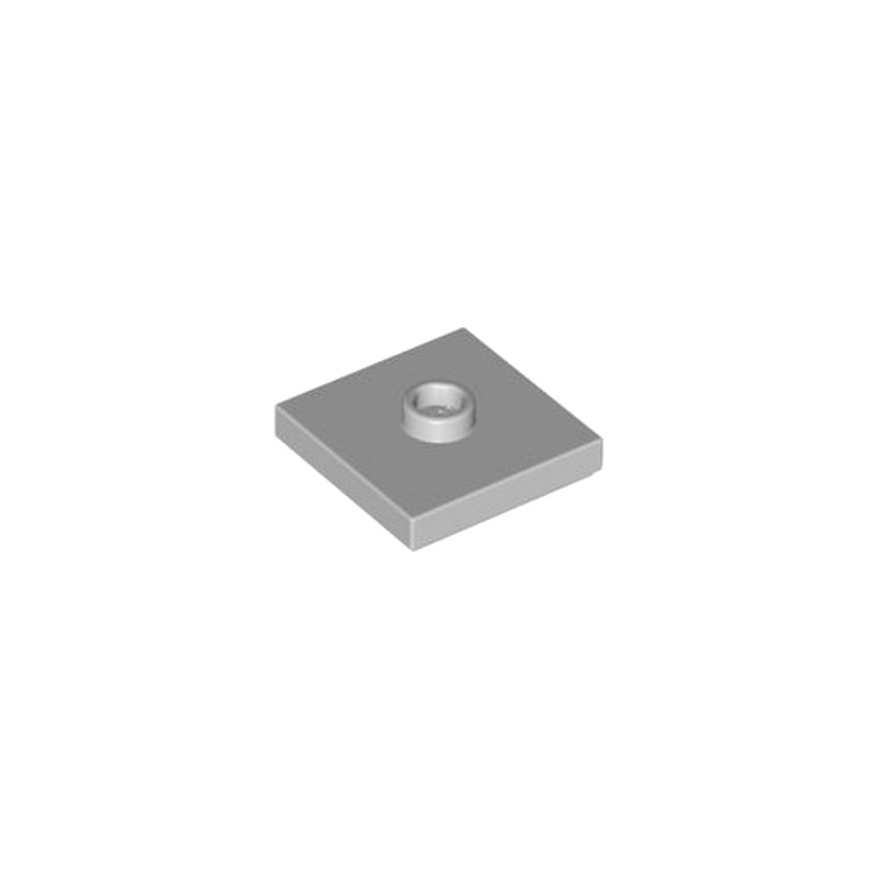 LEGO 4565371 PLATE 2X2 W 1 KNOB - MEDIUM STONE GREY