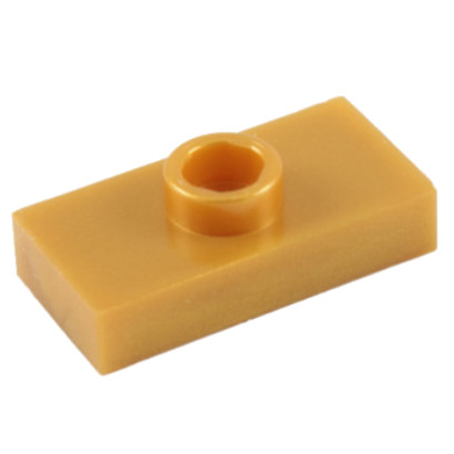 LEGO 4523157 PLATE 1X2 W. 1 KNOB - Warm Gold