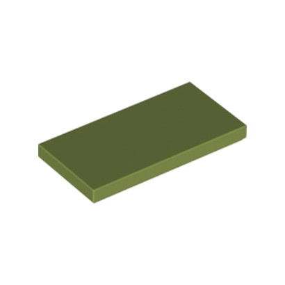 LEGO 6016488 PLATE LISSE  2X4 - OLIVE GREEN