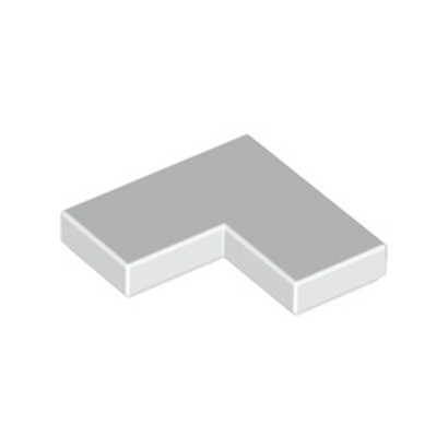 LEGO 6058329 - Plate Lisse Angle 1X2X2 - Blanc