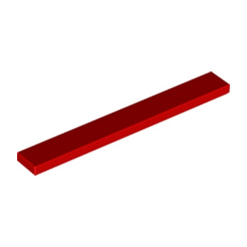 LEGO 416221 FLAT TILE 1X8 - RED