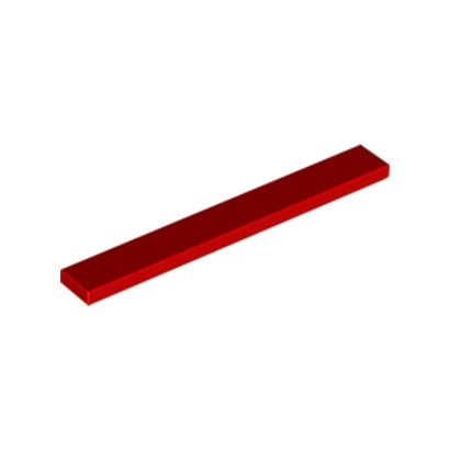 LEGO 416221 FLAT TILE 1X8 - RED
