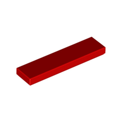 LEGO 243121 FLAT TILE 1X4 - RED