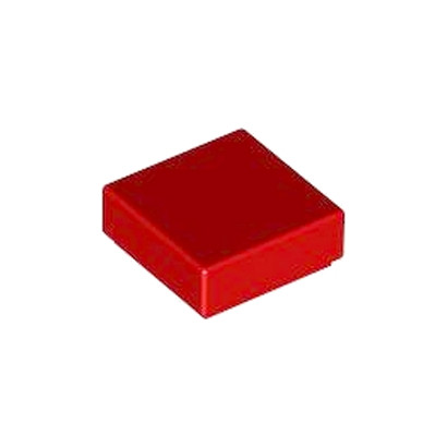 LEGO 307021 PLATE LISSE 1X1 - ROUGE