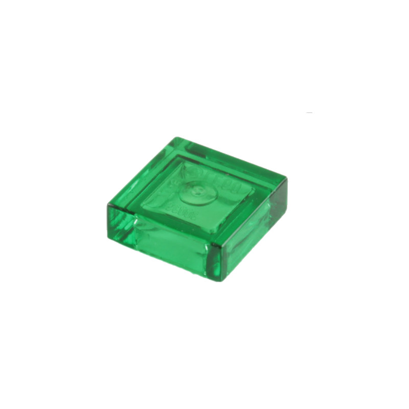 LEGO 6254249 FLAT TILE 1x1 - TRANSPARENT GREEN