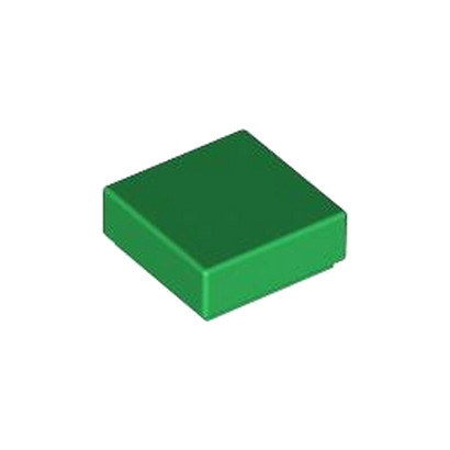 LEGO 4558593 FLAT TILE 1X1 - DARK GREEN