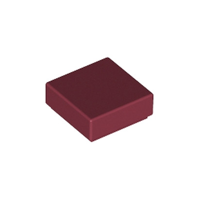 LEGO 4550169 PLATE LISSE  1X1 - NEW DARK RED