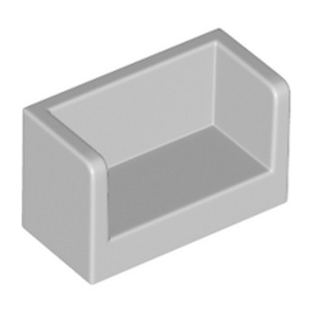 LEGO 6138696 - Cloisons 1X2X1- Medium Stone Gray