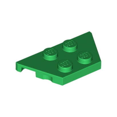 LEGO 6100220 PLATE 2X4X18° - Dark Green