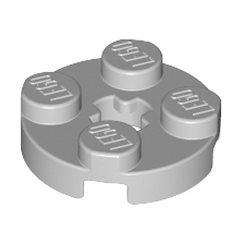 LEGO 4211475	PLATE 2X2 ROND - Medium Stone Grey