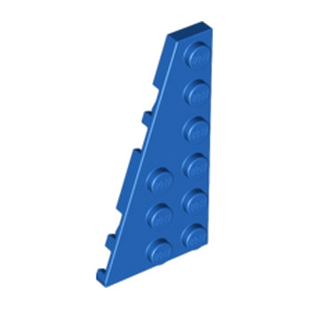 LEGO 4543090 	LEFT PLATE 3X6 W ANGLE - BLEU