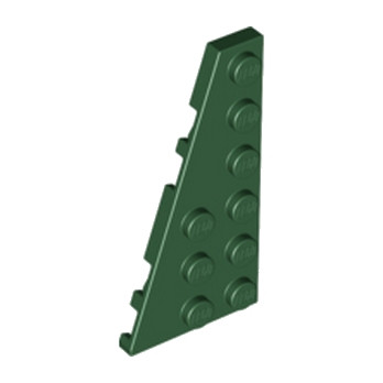 LEGO 6003988 	LEFT PLATE 3X6 W ANGLE - Earth Green