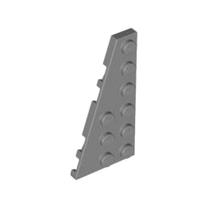 LEGO 4290149 	LEFT PLATE 3X6 W ANGLE - Dark Stone Grey