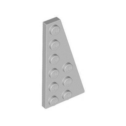 LEGO 4282786 	RIGHT PLATE 3X6 W. ANGLE - Medium Stone Grey