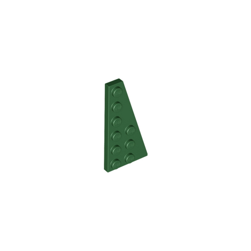 LEGO 6003994 	RIGHT PLATE 3X6 W. ANGLE - Earth Green