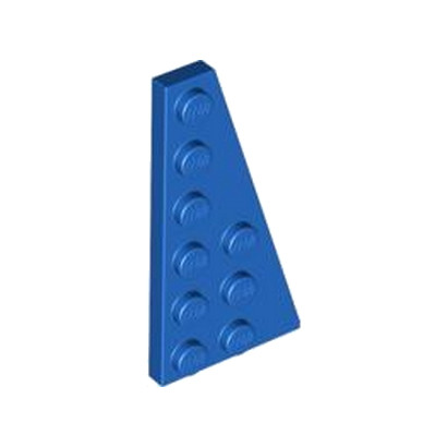 LEGO 4543089 	RIGHT PLATE 3X6 W. ANGLE - BLEU