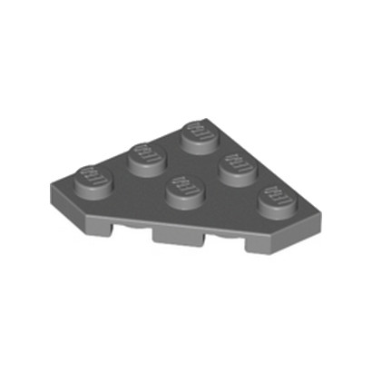 LEGO 4210897 PLATE 45 DEG. 3X3 - DARK STONE GREY7 