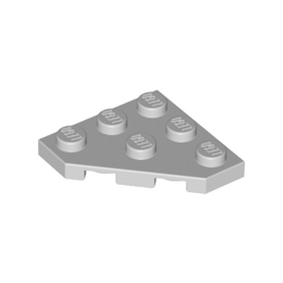 LEGO 4211361 PLATE 45 DEG. 3X3 - MEDIUM STONE GREY