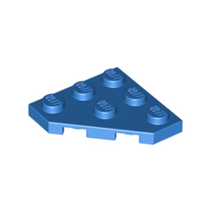 LEGO 245023  PLATE 45 DEG. 3X3 - BLEU