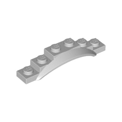 LEGO 4532589 GARDE BOUE 1X6X1 - Medium Stone Grey