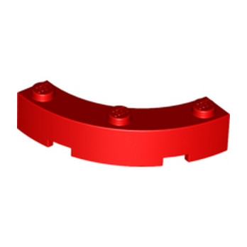 LEGO 6368331 BOW 1/4 4X4X1 - RED