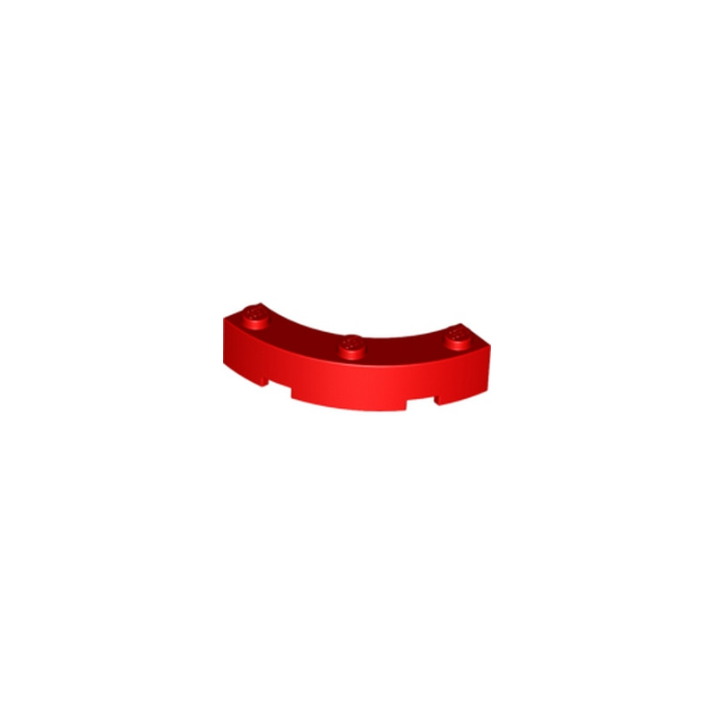 LEGO 6368331 BOW 1/4 4X4X1 - RED