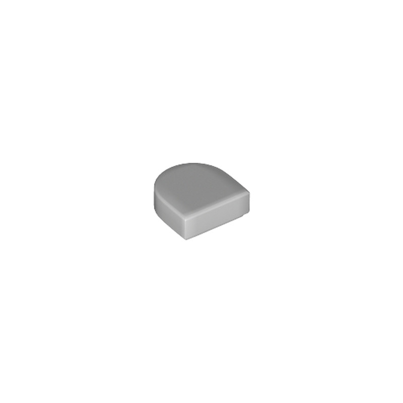 LEGO 6151688 - Plate Lisse 1x1 ½ Arrondie  - Médium Stone Grey