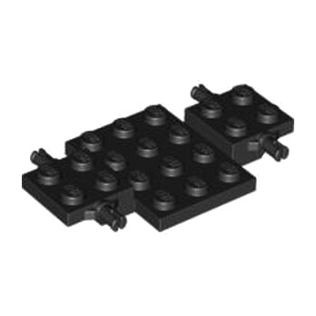LEGO 244126 CHASSIS 4X7 - NOIR 