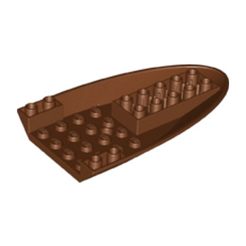 LEGO 6170324 - Inverted r.t. 6x10 w.doubl.bow - Reddish brown