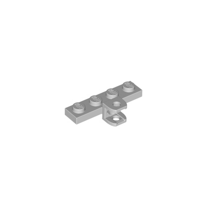LEGO 4667166	PLATE 1X4 W. BALL SOCKET - Medium Stone Grey