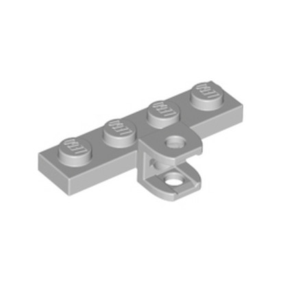 LEGO 4667166	PLATE 1X4 W. BALL SOCKET - Medium Stone Grey