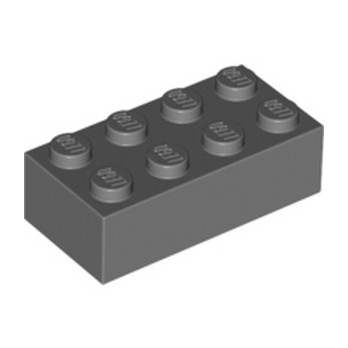 LEGO 4211085 BRIQUE 2X4 - DARK STONE GREY