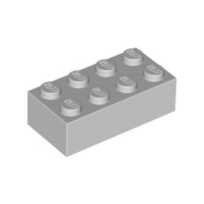 LEGO 4211385 BRIQUE 2X4 - MEDIUM STONE GREY