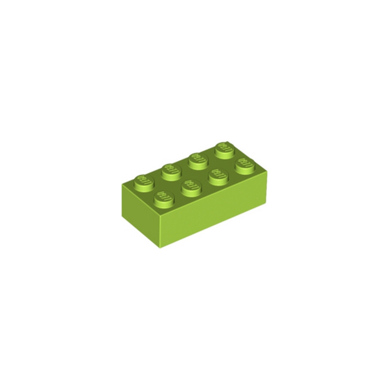 LEGO 4165967 BRICK 2X4 - BRIGHT YELLOWISH GREEN