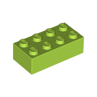 LEGO 4165967 BRICK 2X4 - BRIGHT YELLOWISH GREEN