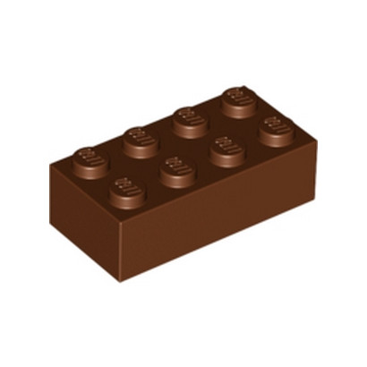 LEGO 4211201 BRICK 2X4 - REDDISH BROWN