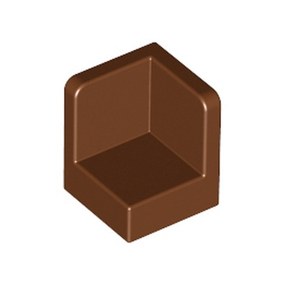 LEGO 4645400 -  WALL CORNER 1X1X1 - Reddish brown