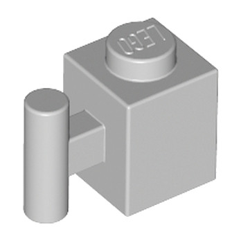 LEGO 4225532 BRICK 1X1 W. HANDLE - Medium Stone Grey