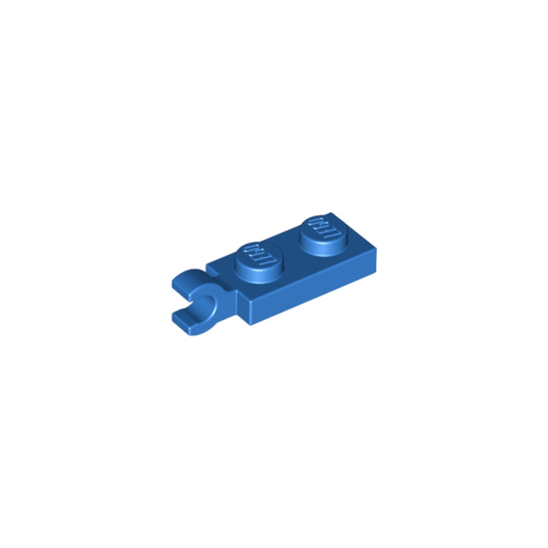 LEGO 6354661 PLATE 2X1 W/HOLDER,VERTICAL - BLEU