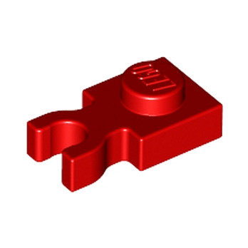 LEGO 408521 PLATE 1X1 W. HOLDER - RED