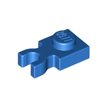 LEGO 6352221 PLATE 1X1 W. HOLDER - BLUE