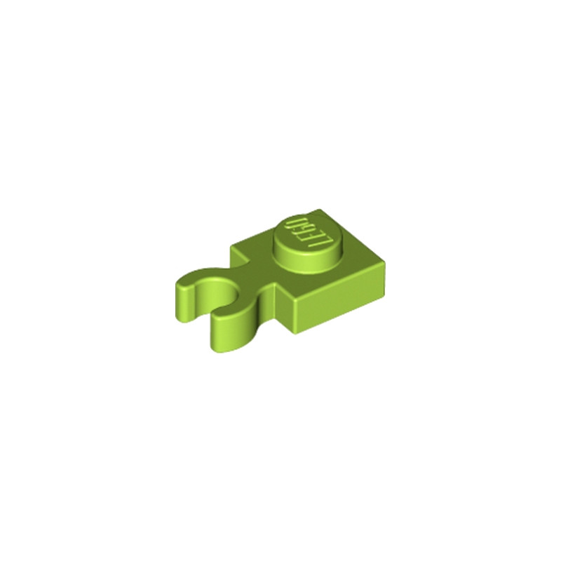 LEGO 6151734 PLATE 1X1 W. HOLDER - BRIGHT YELLOWISH GREEN