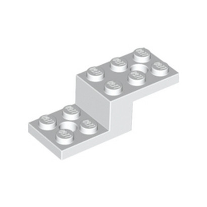 LEGO 6053026 STONE 1X2X1 1/3 W. 2 PLATES 2X2 - BLANC
