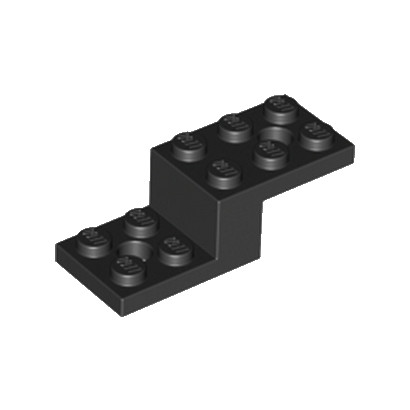 LEGO 6039194 STONE 1X2X1 13 W. 2 PLATES 2X2 - NOIR