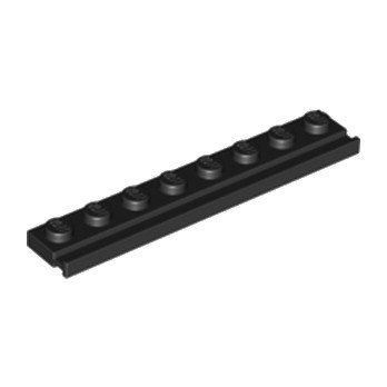 LEGO 451001 PLATE 1X8 / RAIL - NOIR