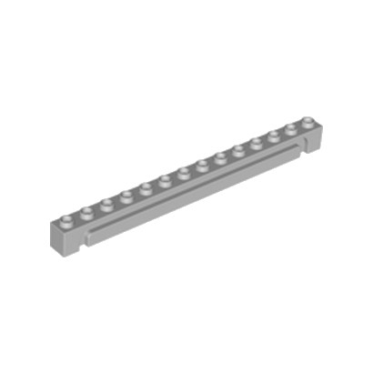 LEGO 4492172 - BRICK 1X14 W. GROOVE - Médium Stone Grey