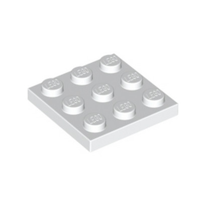 LEGO  6104805 PLATE 3X3 - BLANC